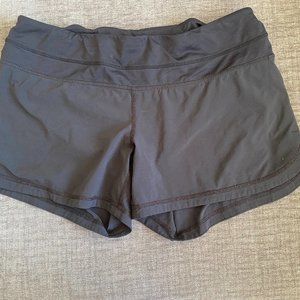 Black Lululemon shorts size 8